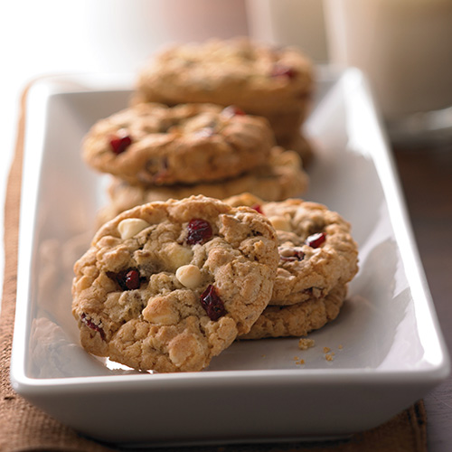 Cashew-Cookies mit Cranberrys & Schokolade